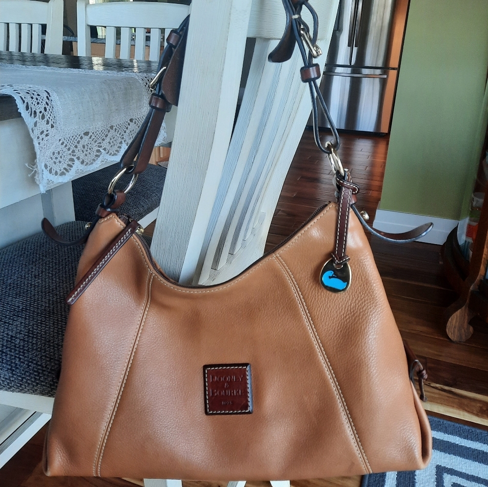 Dooney and Bourke leather hobo bag